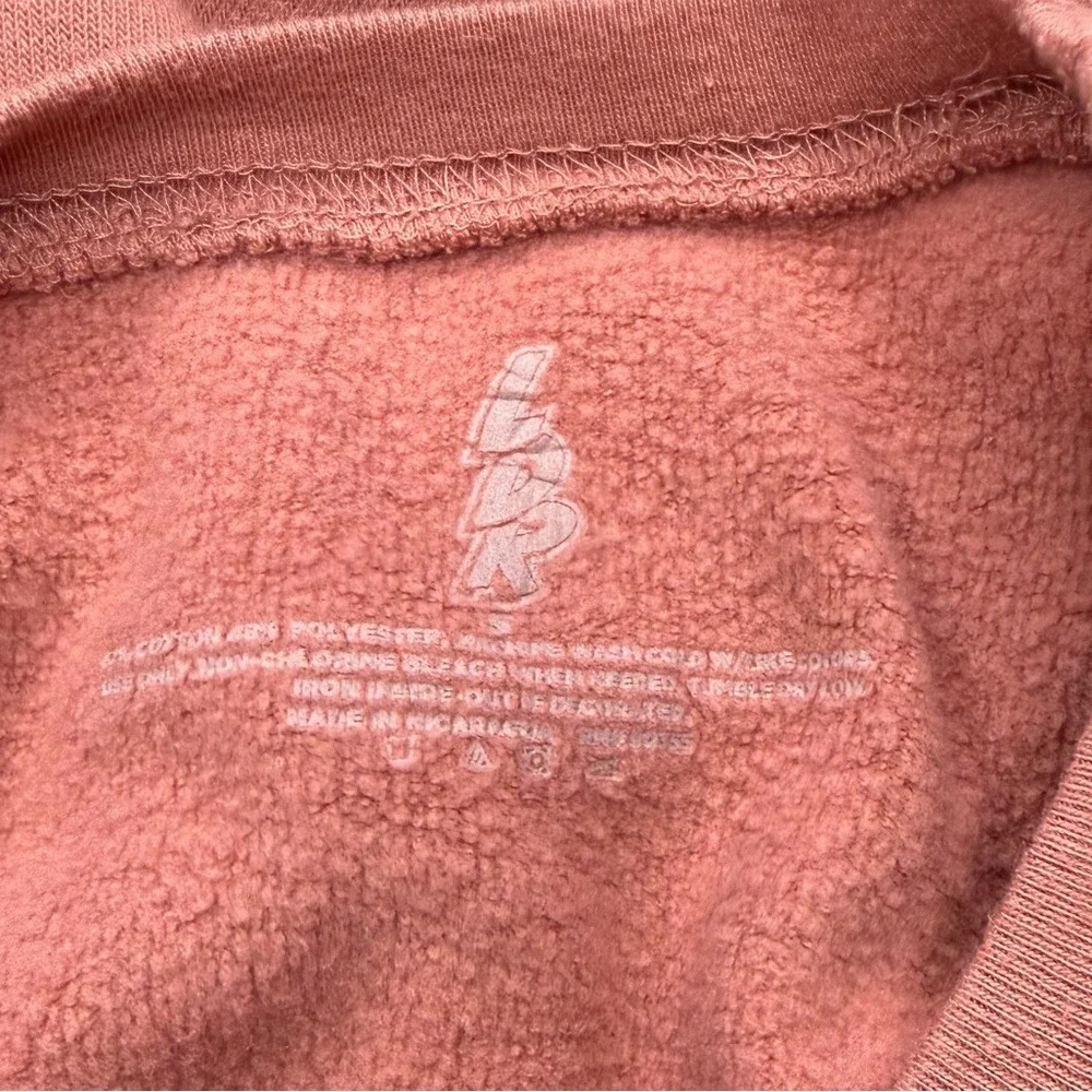 Lana Del Rey Pink Rose Crewneck Sweatshirt Embroidered Logo‎ Small